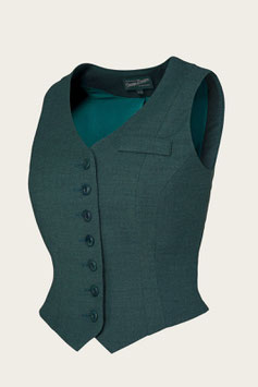The Suit Up Waistcoat - Petrol
