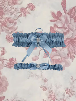 Strumpfband - Blau
