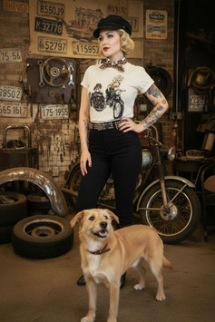 Mischief T-Shirt - On The Road (Biker/Rockabilly/Rockabella Shirt)