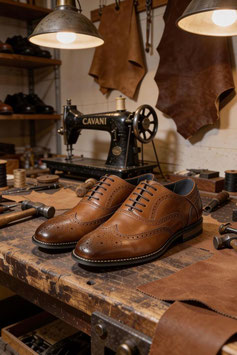 Lederschuhe Herren (1930er Jahre Stil)