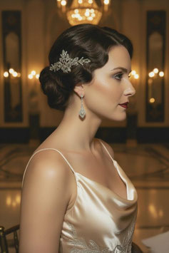 Art Deco Ohrringe - Silber