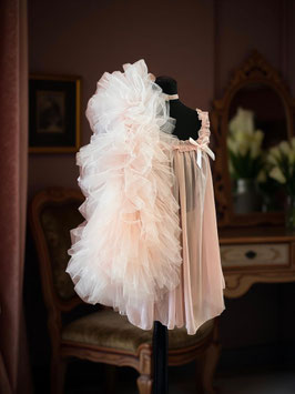 Ruffle Stola Tüll - Rosa