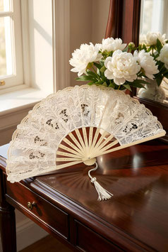 Fächer - Edwardian Spitze