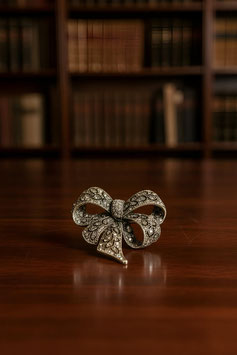 Brosche Masche - Antique Gold