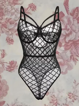 Boudoir Lingerie Body - Schwarz