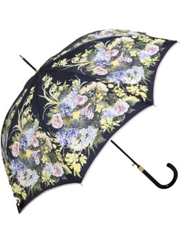 Guy De Jean Designer Regenschirm - Blumenmuster