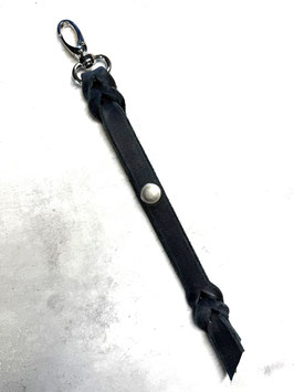 Leadrope Hanger Schwarz - schlicht silber