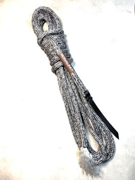 Mecate 1/2" 22ft - Schwarz Silber