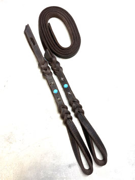 Bosal Hanger Braun - Sternchen, Türkis Steinchen