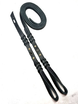 Bosal Hanger Schwarz - Bernstein Glitzer und schwarz in goldener Fassung