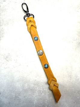 Leadrope Hanger Cognac - Triskele, kl. Concho Türkis