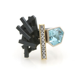 Stack with Topaz & Diamonds
