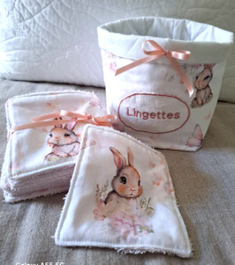 Lingettes bébé lapin
