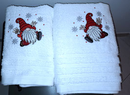 linge de toilette gnomes