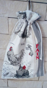 Sac à pain poules