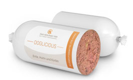 ProduktnamePremium Nassfutter Ente, Huhn & Kürbis 400gr
