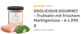 Doglicious Gourmet - Truthahn mit frischem Marktgemüse