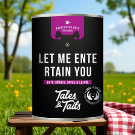Let me ENTErtain you - Nassfutter für Hunde mit 75% Ente  400g