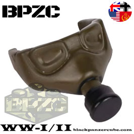 MTH01 Masque à gaz -adaptable tout casque kaki