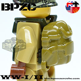 SMT02- Bardas harnais sac a dos kaki