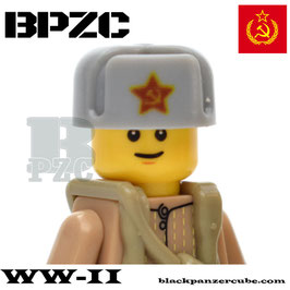 RUH04 Chapka URSS soviet gris