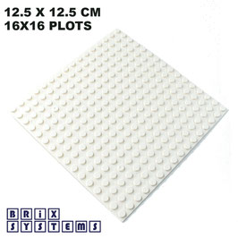 COMBATS NEIGE: Plaque blanche 12.5 x 12.5 cm