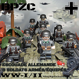 BPZC#12 ESCOUADE ALLEMANDE 8 SOLDATS
