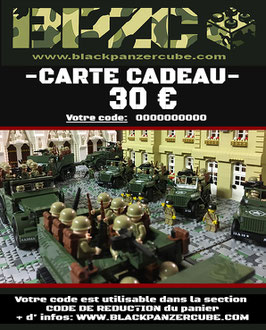 La carte cadeau blackpanzercube 30€