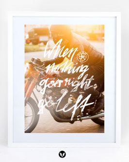 Go Left Artprint