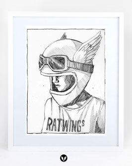 Enduro Girl Artprint