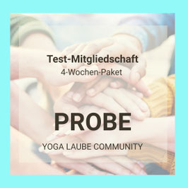 TEST-MITGLIEDSCHAFT (4-WÖCHIG)