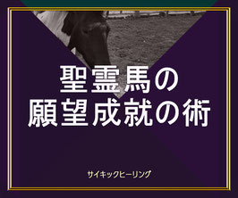 【SOLD OUT】6ヶ月間の聖霊馬の願望成就の術