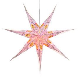 Faltbarer Advents Leucht Papierstern, Weihnachtsstern 80 cm - Narvara