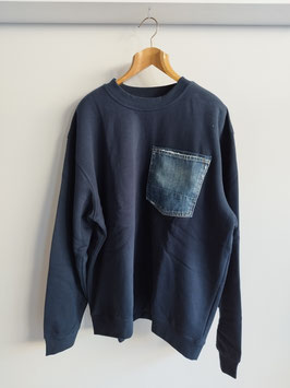 Sweater met jeanszak - TU22-0114
