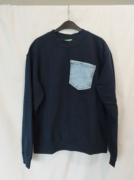Sweater met jeanszak - TU22-0539