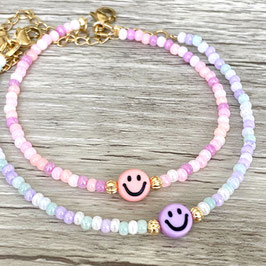 Verschluss-Armband, Smiley