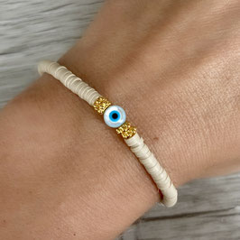 Katsuki Armband "Evil Eye, Sand"
