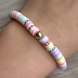 Katsuki Armband "Rainbow, gold"