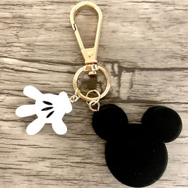 Schlüsselanhänger "Maus, Handschuh, gold"