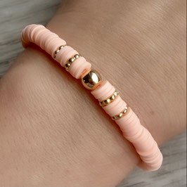 Katsuki Armband "Apricot, gold"