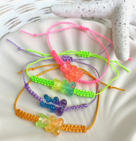 Kids Makramee-Armband Gummibär