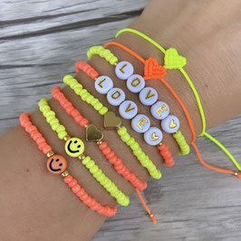 Armband, neongelb- oder -orange