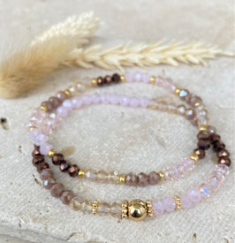 Armband-Set "Berry Mocha"