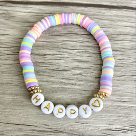 Katsuki Armband "Buchstaben, Rainbow"