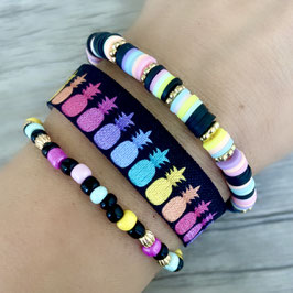 Armband-Set "Black Pineapple "