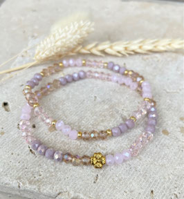 Armband-Set "Amethyst Frost"