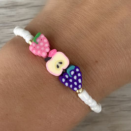 Katsuki Armband Obstsalat " Himbeere, Apfel, Brombeere"