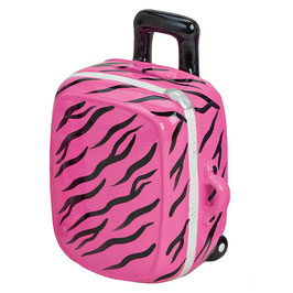 Trolley pink mit Tiger Muster