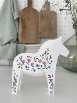 Dala-Pferd "Bodo" - 15 cm - kantige Form - reserviert für Steffi