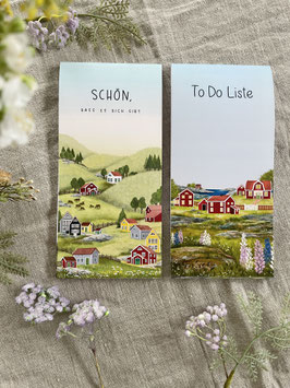 Notizblock-Set  "Linus" und "Lasse"
